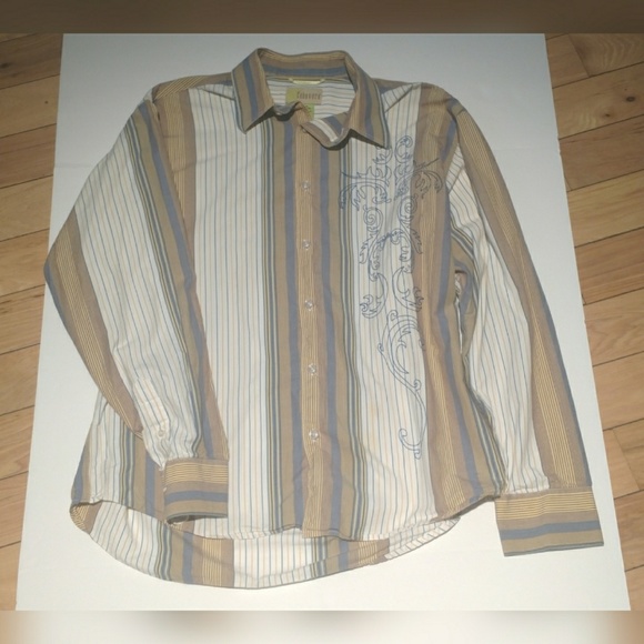 Button down cubavera long sleeve shirt - Picture 2 of 5